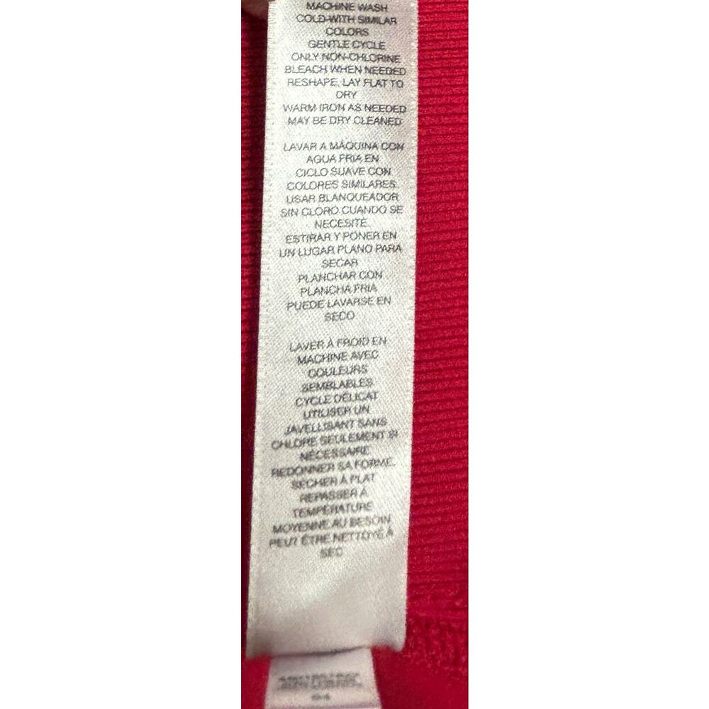 Chico’s Zenergy Vest Size XL Red Sleeveless Zip Front Jacket Pockets Layer - Picture 10 of 12